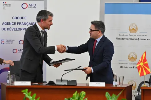 A new landmark Partnership for Sustainable Development in North Macedonia: French Development Agency (AFD) provides €50 million for green and social investments 
